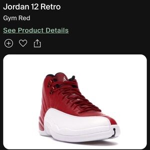 jordan 12 retro gym red